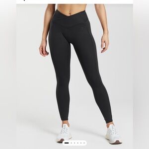 Gymshark Black Crossover Leggings